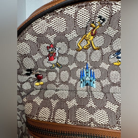 Pre loved~Mickey Mouse And Friends Disney Backpack and Wallet By COACH - Picture 14 of 16